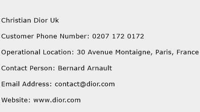 dior numero telephone|contact dior customer service.